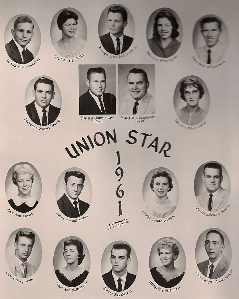 Union Star Missouri high school class of 1961