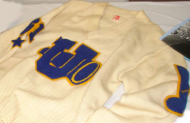 Letter sweater