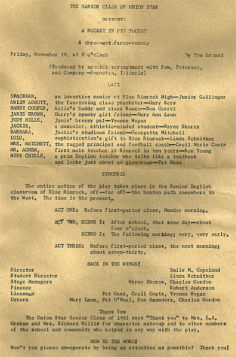 senior play program