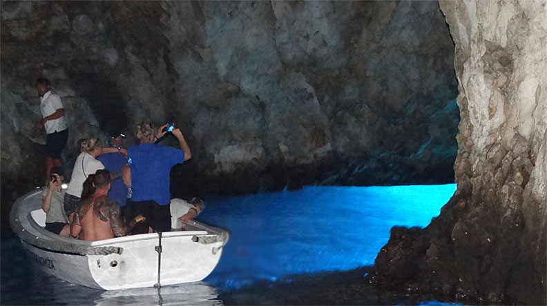 Blue grotto Croatia