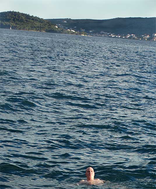 Swimming in Zadar